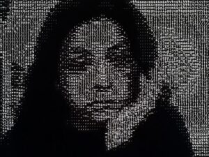 Loretta Borrelli 14 Ritratto ASCII di Loretta Borrelli